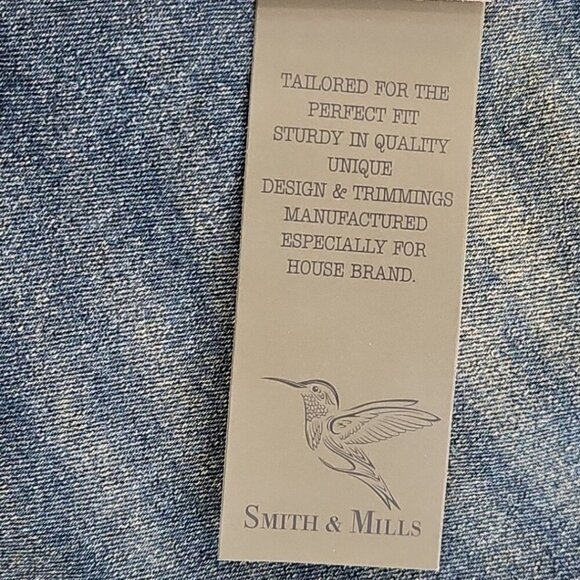 NWT Smith & Mills Denim Blue Jeans Stretch Men’s 38 x 32 Tailored Medium Wash - Picture 9 of 16